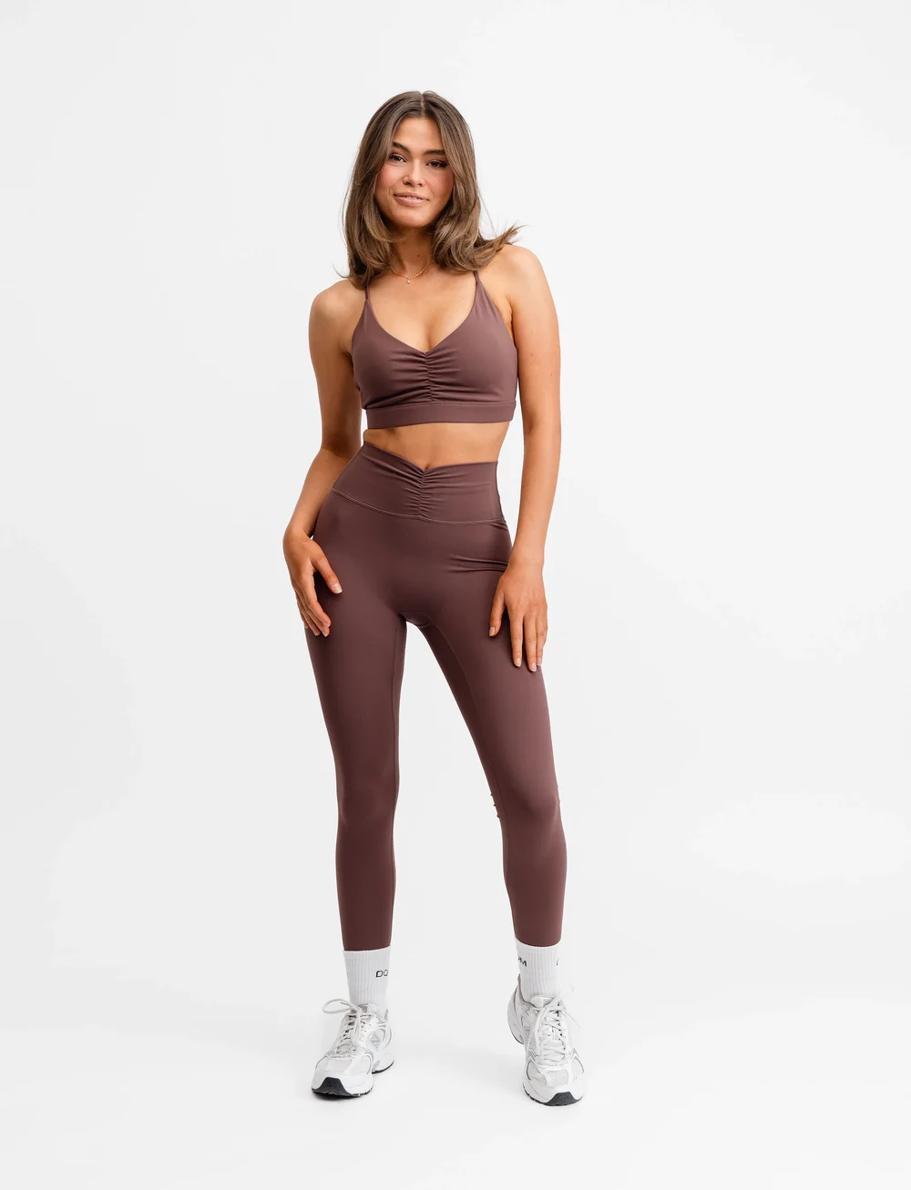 Drop of Mindfulness - ULTIMATE RUCHED BRA - spordirinnahoidjad - intense rust - 4