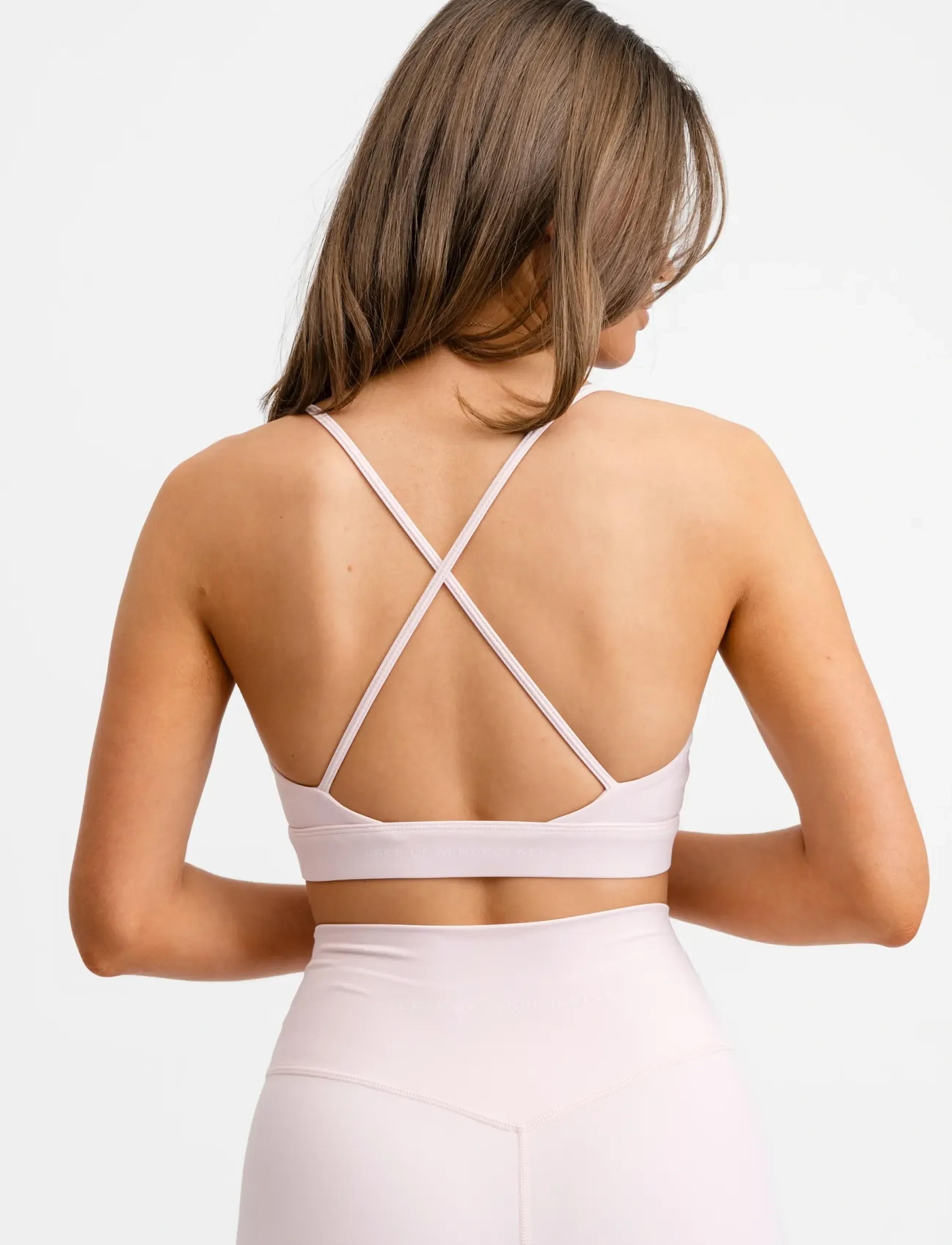 Drop of Mindfulness - ULTIMATE RUCHED BRA - sport-bhs - pink blush - 3