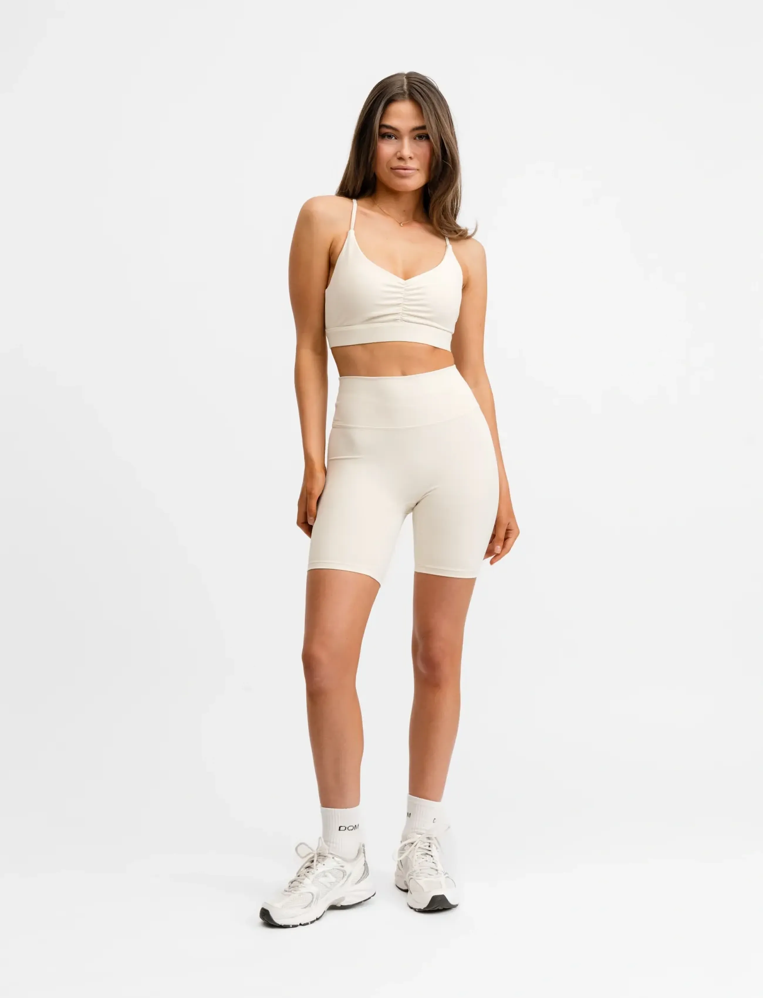 Drop of Mindfulness - ULTIMATE RUCHED BRA - sport-bhs - cream white - 4