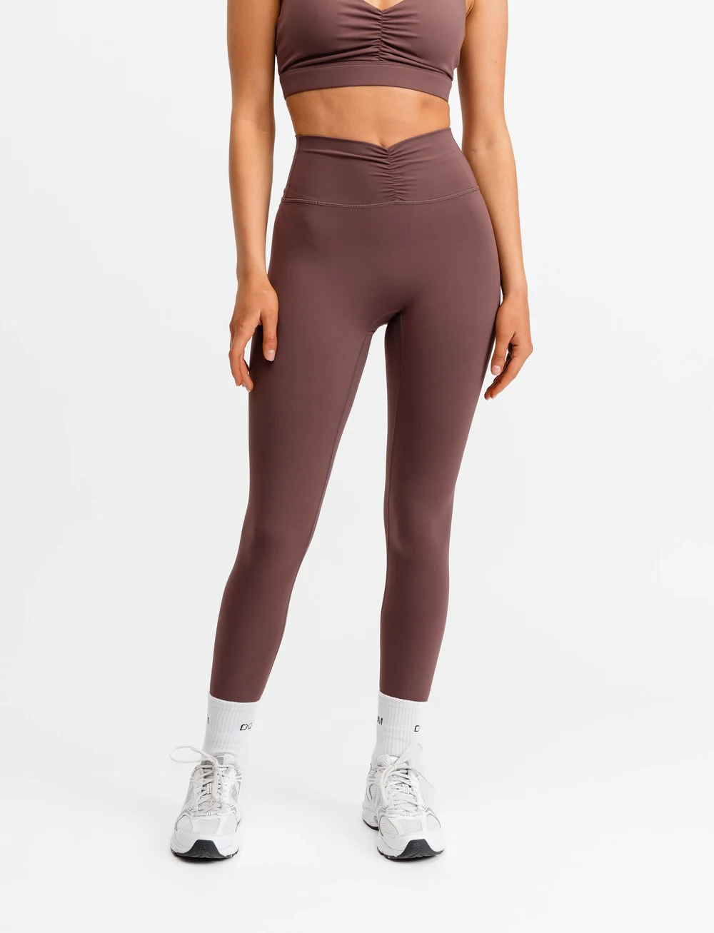 Drop of Mindfulness - ULTIMATE RUCHED TIGHTS - fuld længde - intense rust - 0