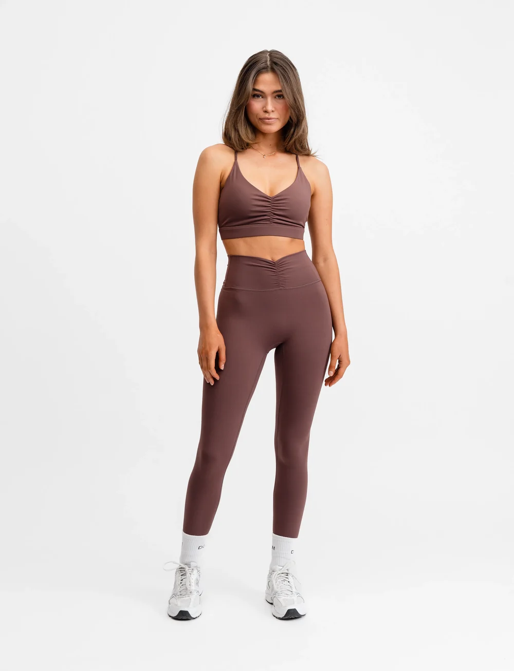 Drop of Mindfulness - ULTIMATE RUCHED TIGHTS - fuld længde - intense rust - 4