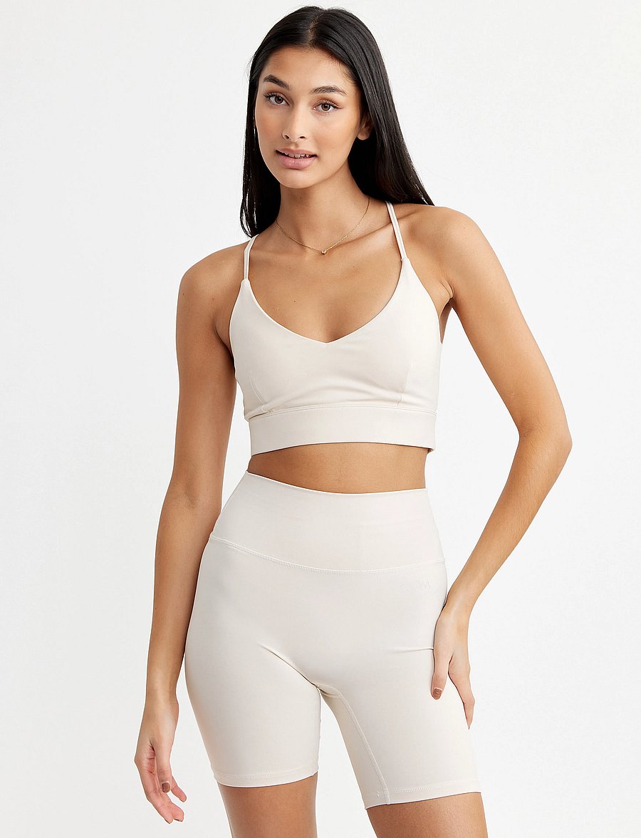 Drop of Mindfulness - ULTIMATE OPEN BACK BRA - mittlerer halt - cream white - 0