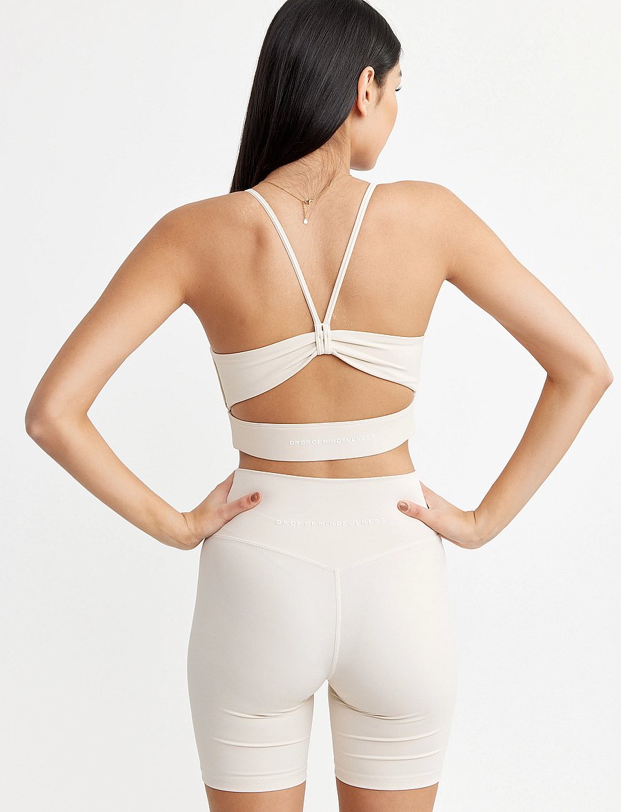 Drop of Mindfulness - ULTIMATE OPEN BACK BRA - mittlerer halt - cream white - 2