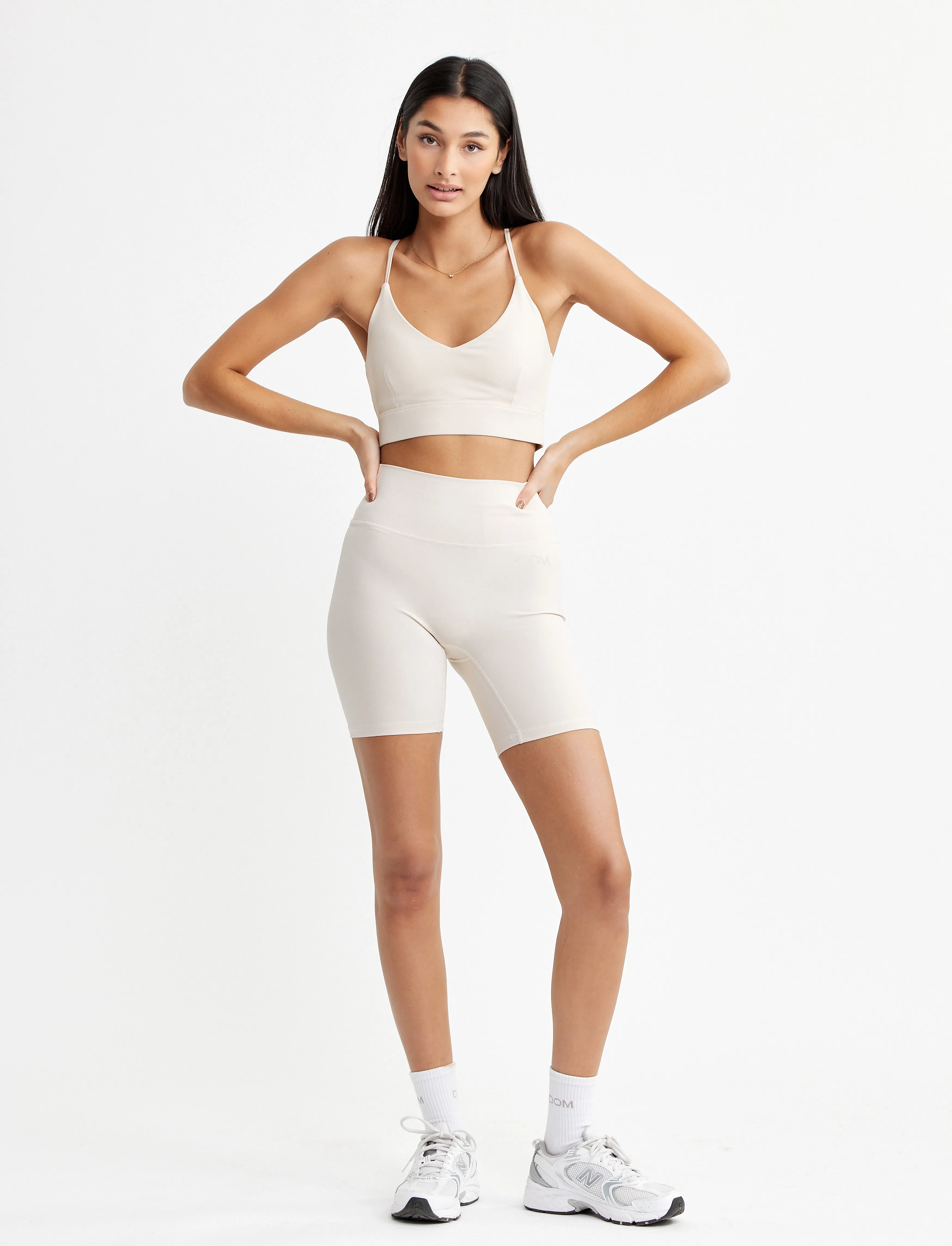 Drop of Mindfulness - ULTIMATE OPEN BACK BRA - keskmine toestus - cream white - 3