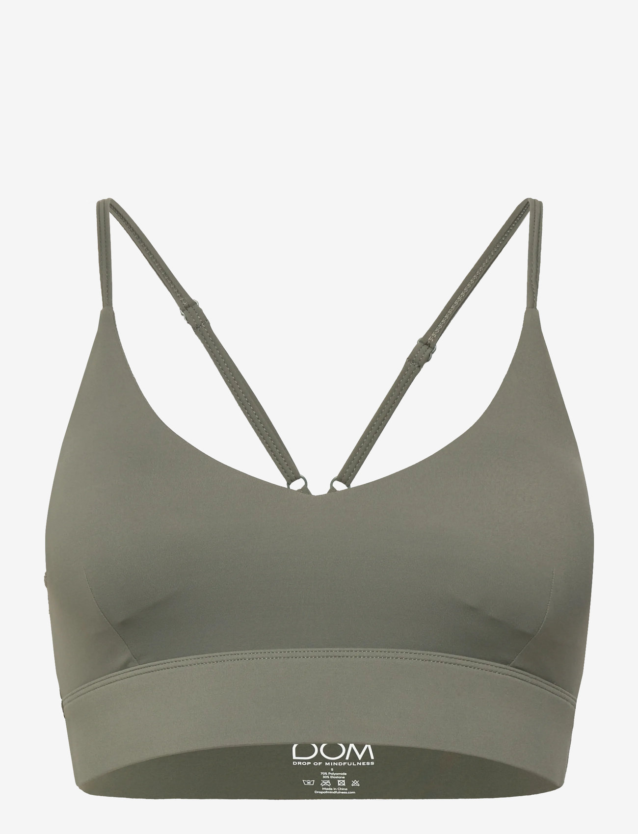 Drop of Mindfulness - ULTIMATE OPEN BACK BRA - sport-bhs: mittlerer halt - khaki - 0