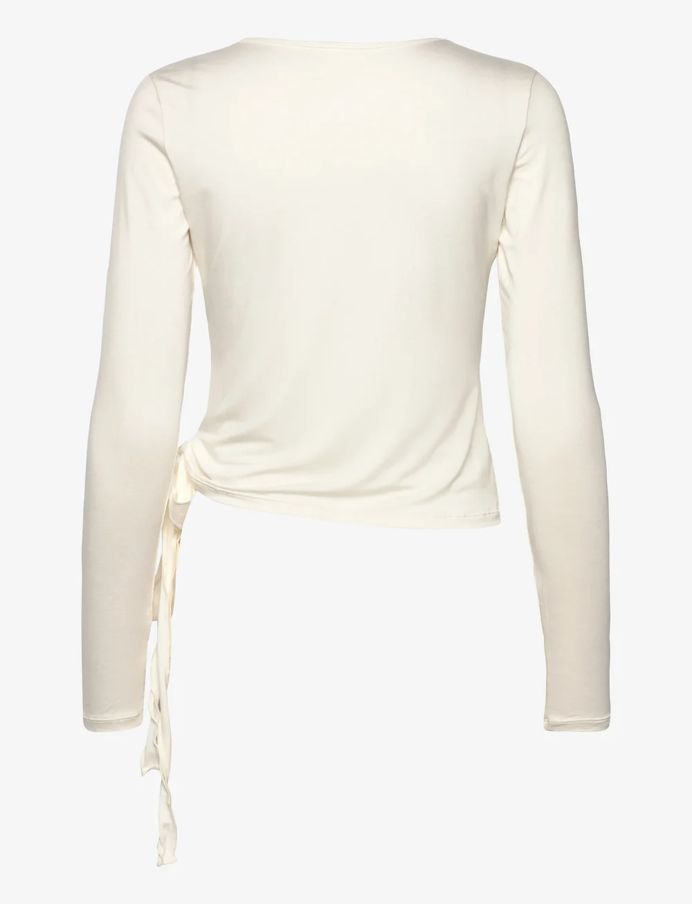 Drop of Mindfulness - BALETT WRAP TOP - pikkade varrukatega alussärgid - white - 2