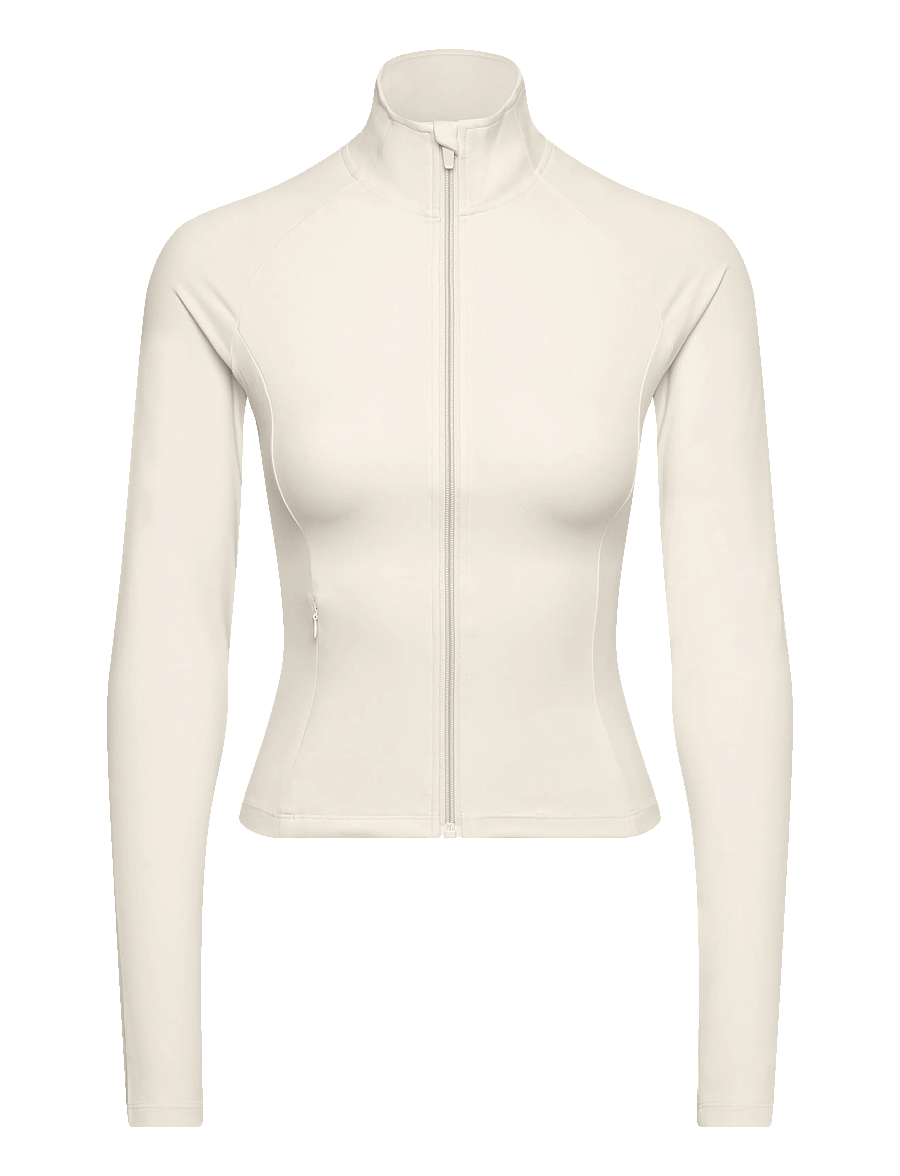 Drop of Mindfulness - BUTTER SOFT ZIP CARDIGAN - overdele - cream white - 1