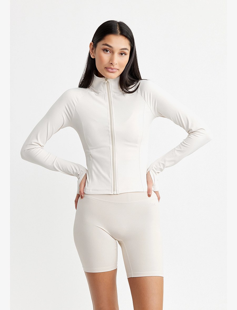 Drop of Mindfulness - BUTTER SOFT ZIP CARDIGAN - overdele - cream white - 5