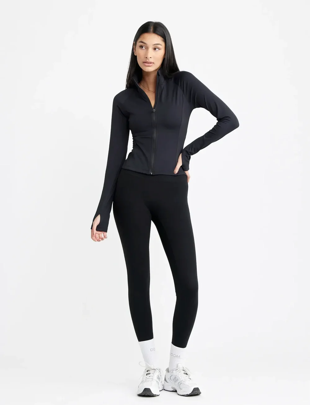 Drop of Mindfulness - BUTTER SOFT ZIP CARDIGAN - sweatshirts - black - 4