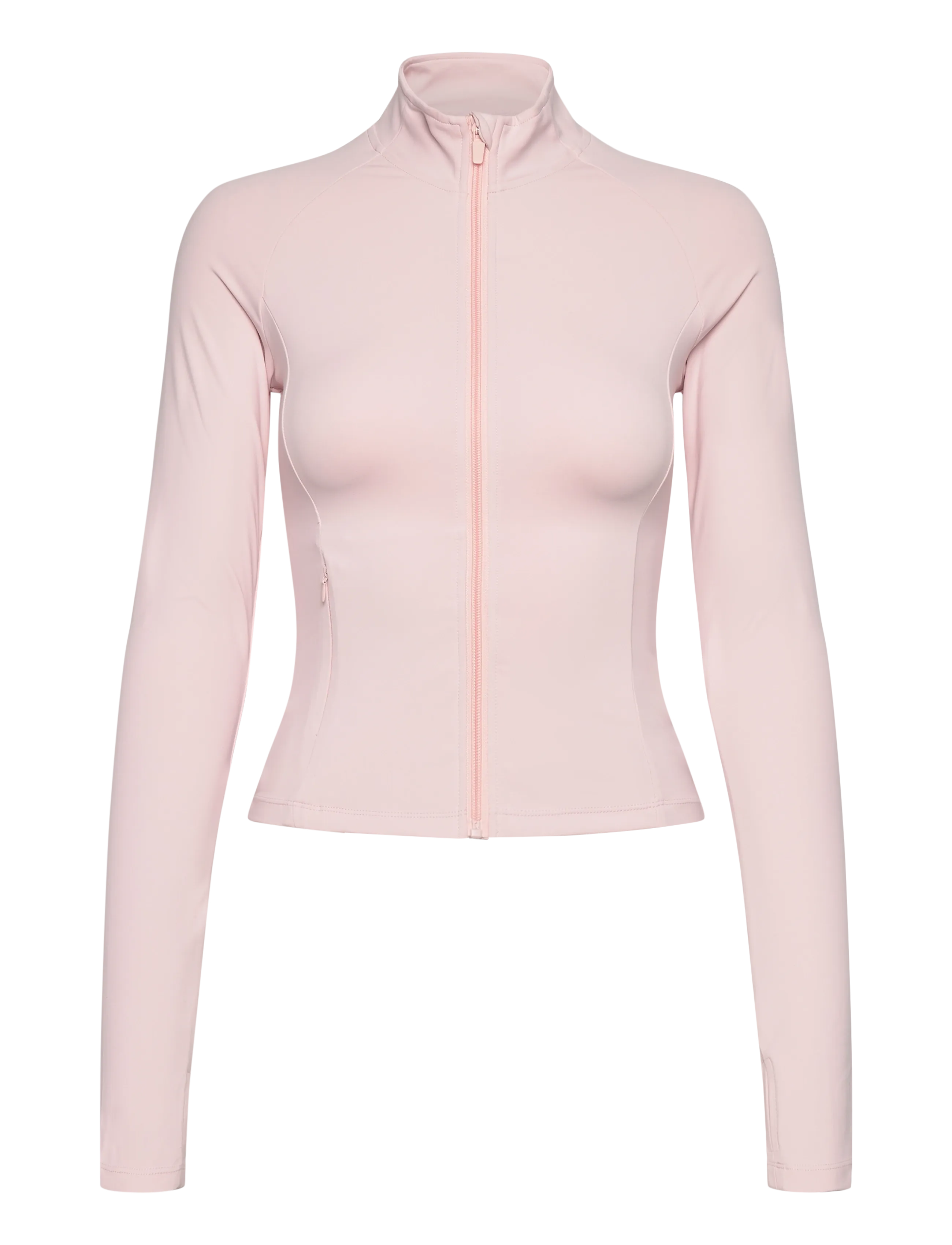 DROP OF MINDFULNESS Butter Soft Zip Cardigan Pink - M - Damen