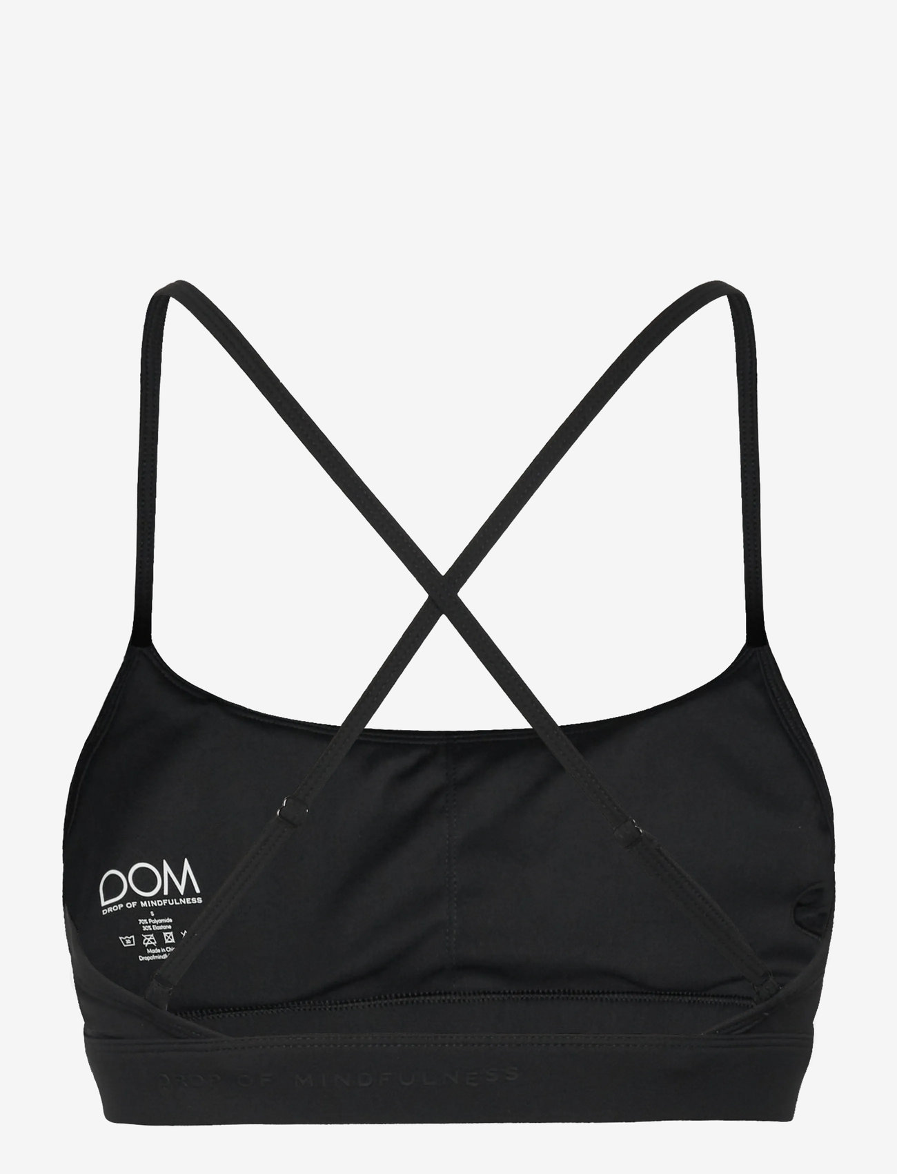Drop of Mindfulness - ULTIMATE MINI STRAP BRA - black - 2