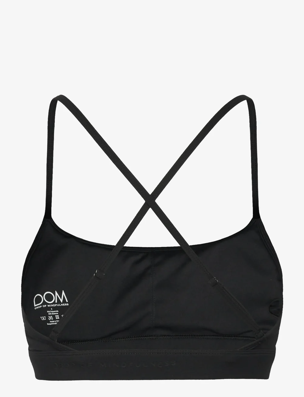 Drop of Mindfulness - ULTIMATE MINI STRAP BRA - sports-bh'er - black - 2