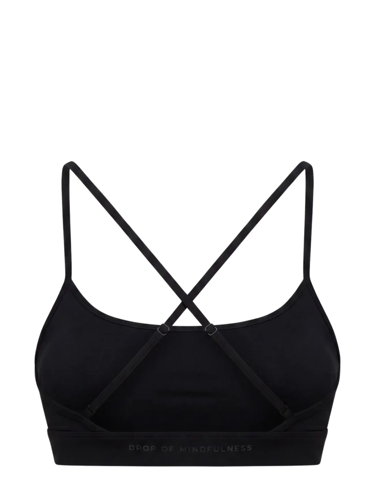 Drop of Mindfulness - ULTIMATE MINI STRAP BRA - sport-bhs: mittlerer halt - black - 2