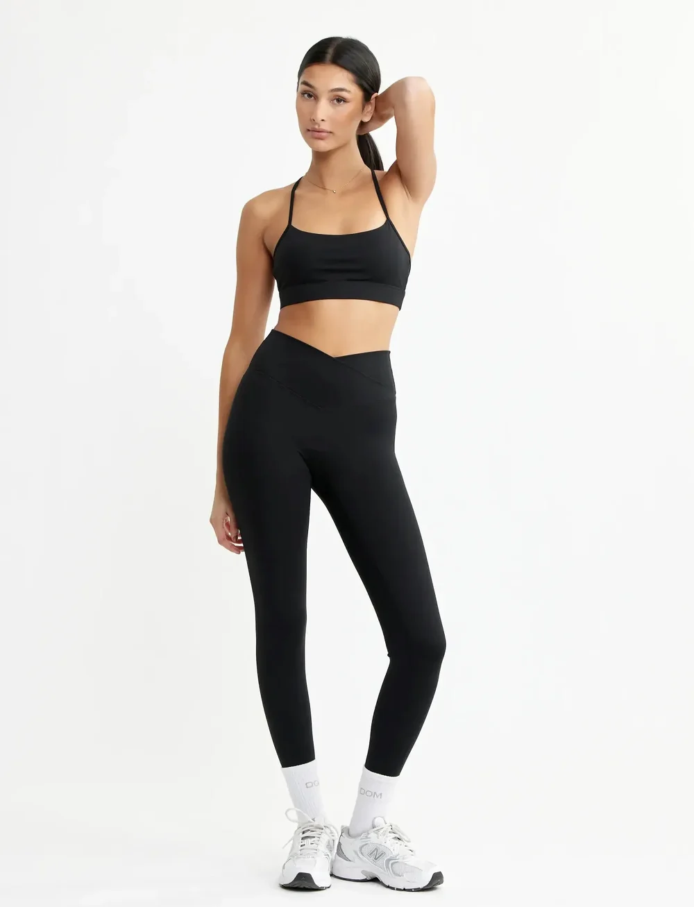 Drop of Mindfulness - ULTIMATE MINI STRAP BRA - sports-bh'er - black - 4