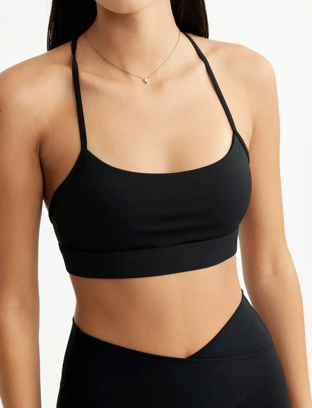 Drop of Mindfulness - ULTIMATE MINI STRAP BRA - sports-bh'er - black - 5