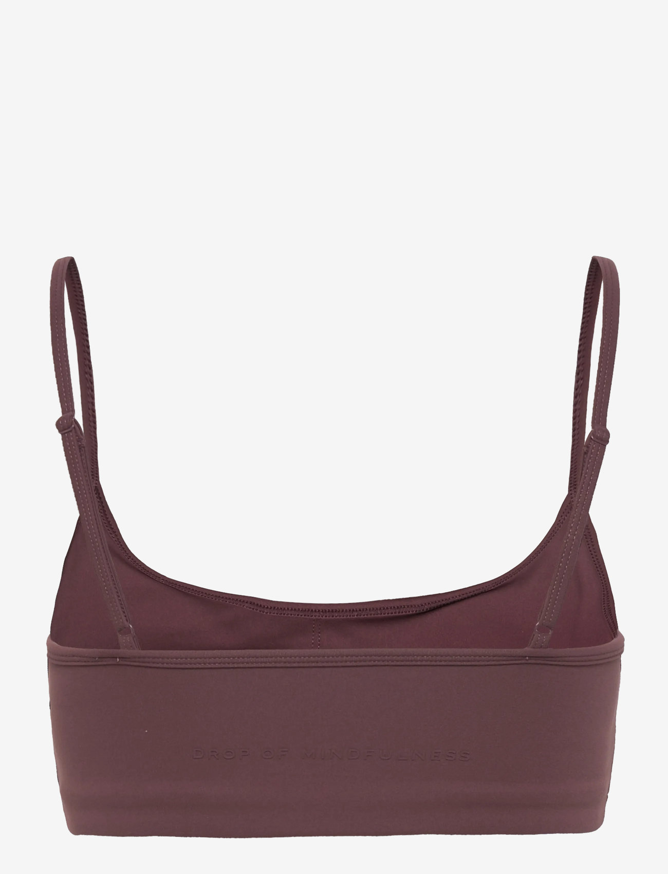 Drop of Mindfulness - BUTTER SOFT CONTOUR BRA - sports bras - dark mauve - 2