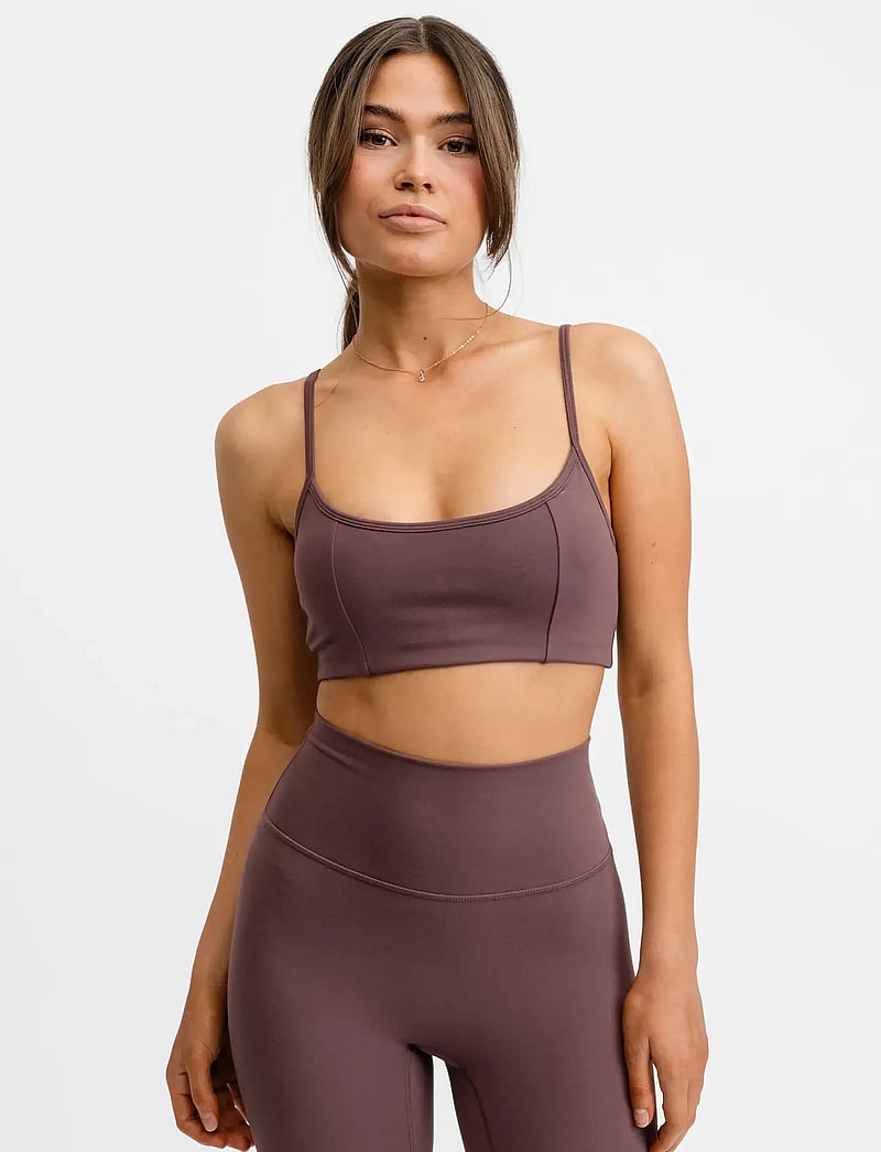 Drop of Mindfulness - BUTTER SOFT CONTOUR BRA - sport-bhs - dark mauve - 0