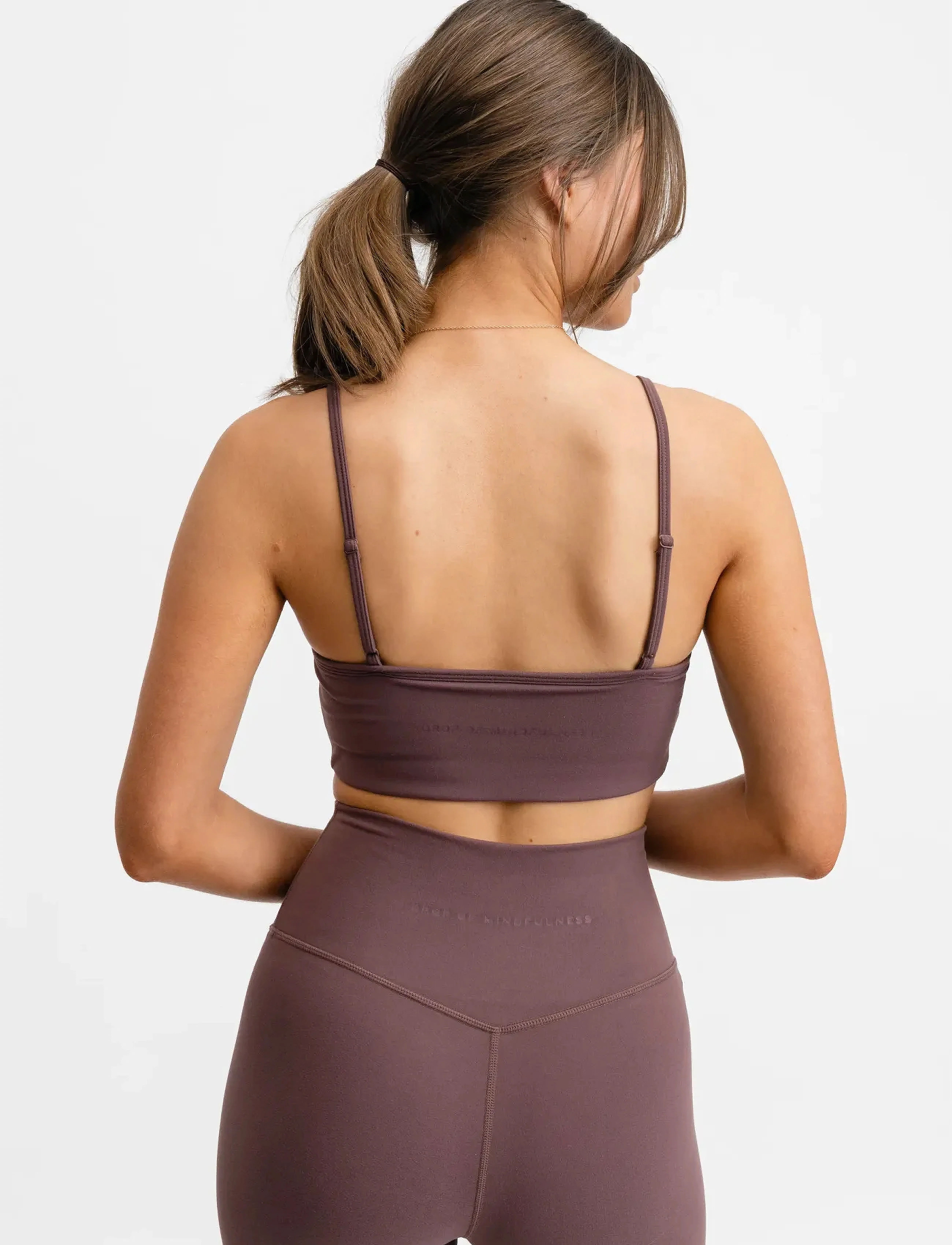 Drop of Mindfulness - BUTTER SOFT CONTOUR BRA - sport-bhs - dark mauve - 3