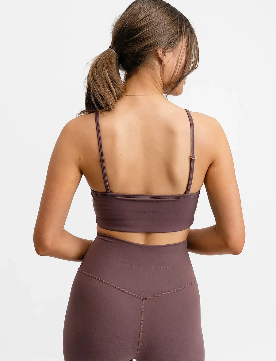 Drop of Mindfulness - BUTTER SOFT CONTOUR BRA - sport-bhs - dark mauve - 3