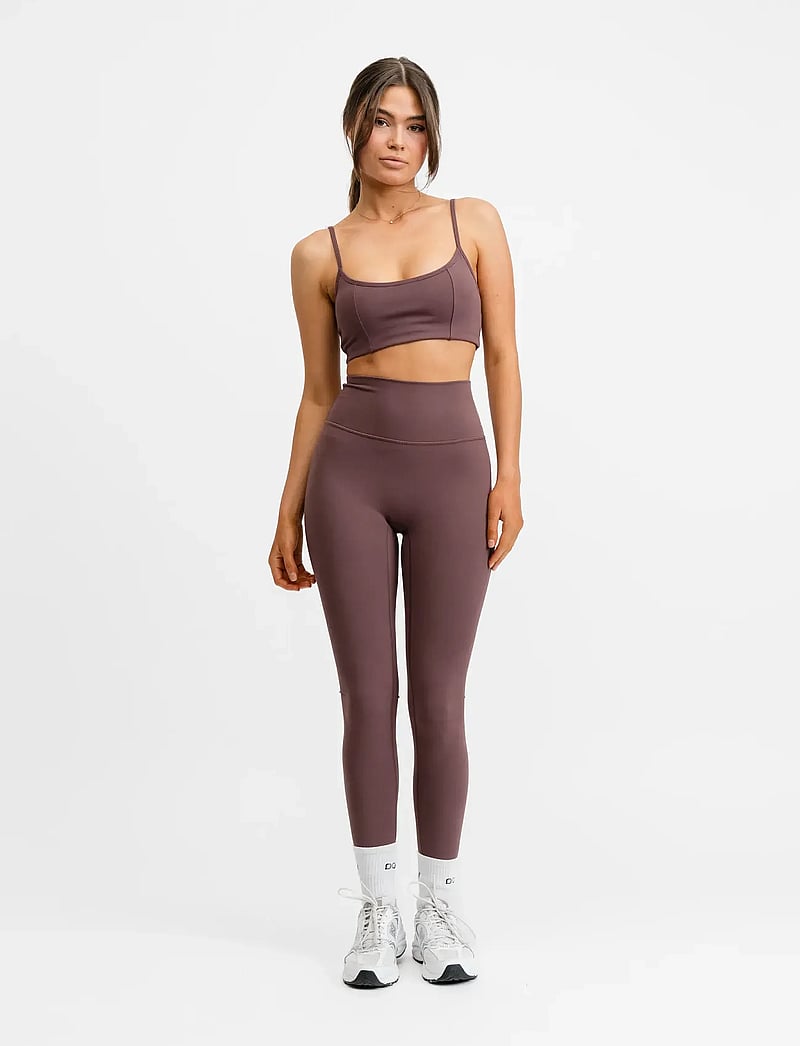 Drop of Mindfulness - BUTTER SOFT HIGH WAIST TIGHTS - dark mauve - 4
