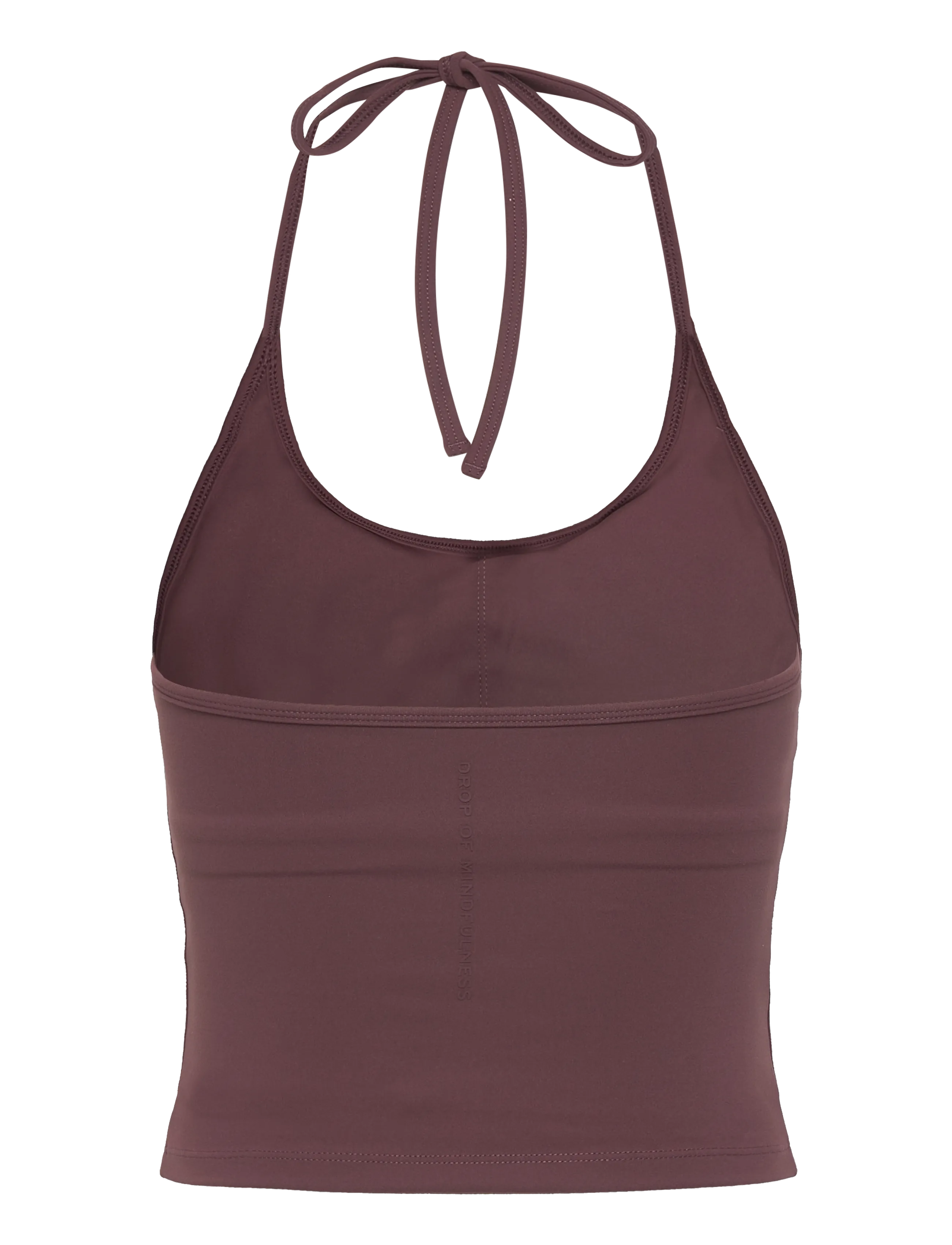 Drop of Mindfulness - BUTTER SOFT HALTERNECK TOP - dark mauve - 2
