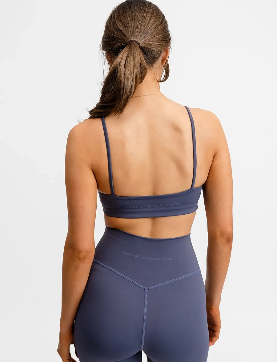 Drop of Mindfulness - ULTIMATE STAPLE BRA - sports-bh'er - charcoal - 3
