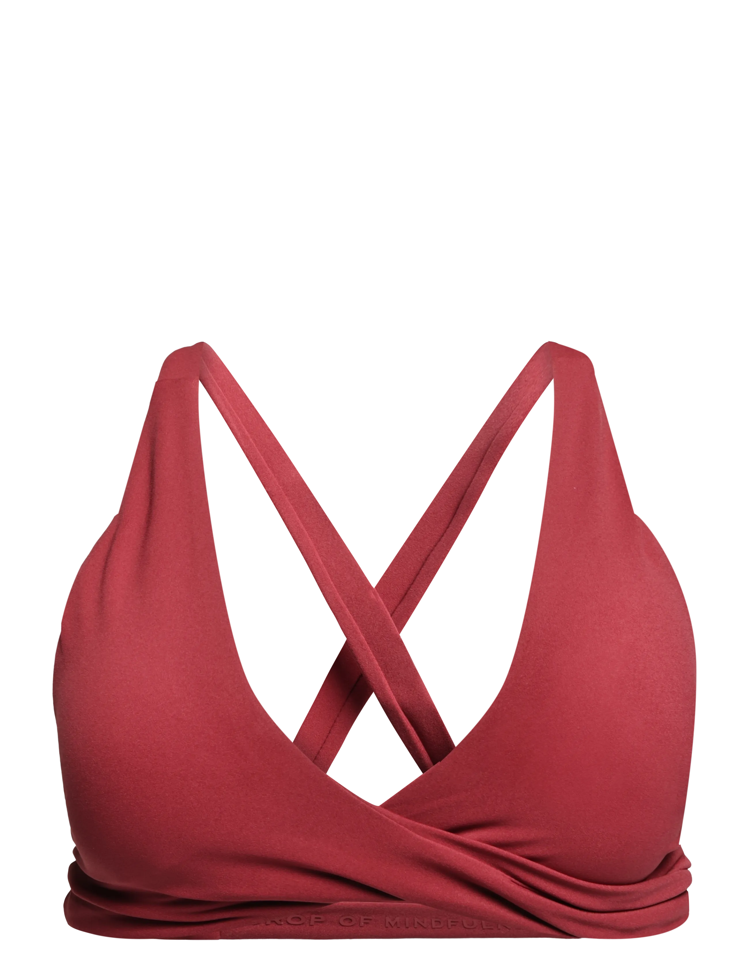 Drop of Mindfulness ULTIMATE FLATTERING BRA - Skatīt visas - DEEP RED / burgundy