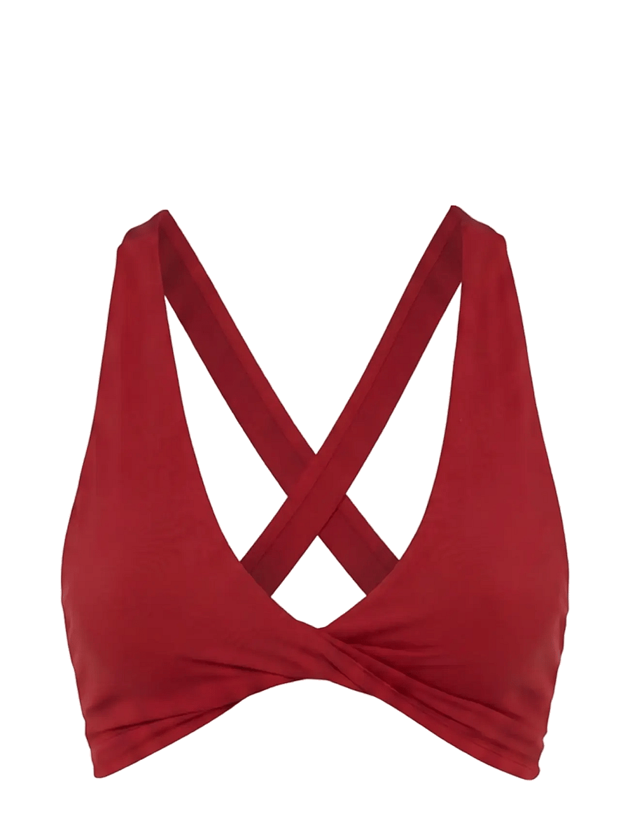 Drop of Mindfulness - ULTIMATE FLATTERING BRA - deep red - 1