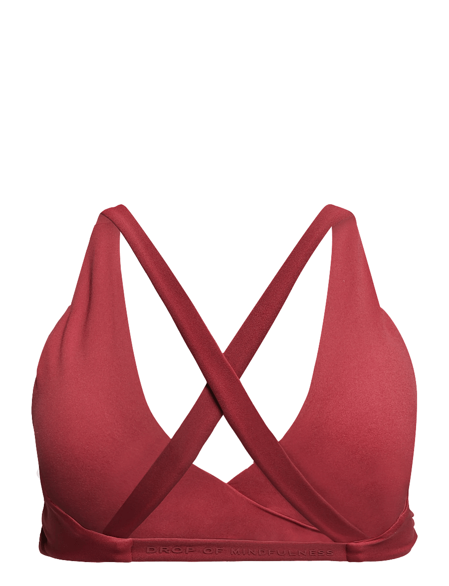 Drop of Mindfulness - ULTIMATE FLATTERING BRA - keskmine toestus - deep red - 2
