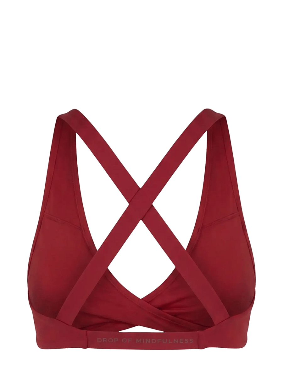 Drop of Mindfulness - ULTIMATE FLATTERING BRA - deep red - 2