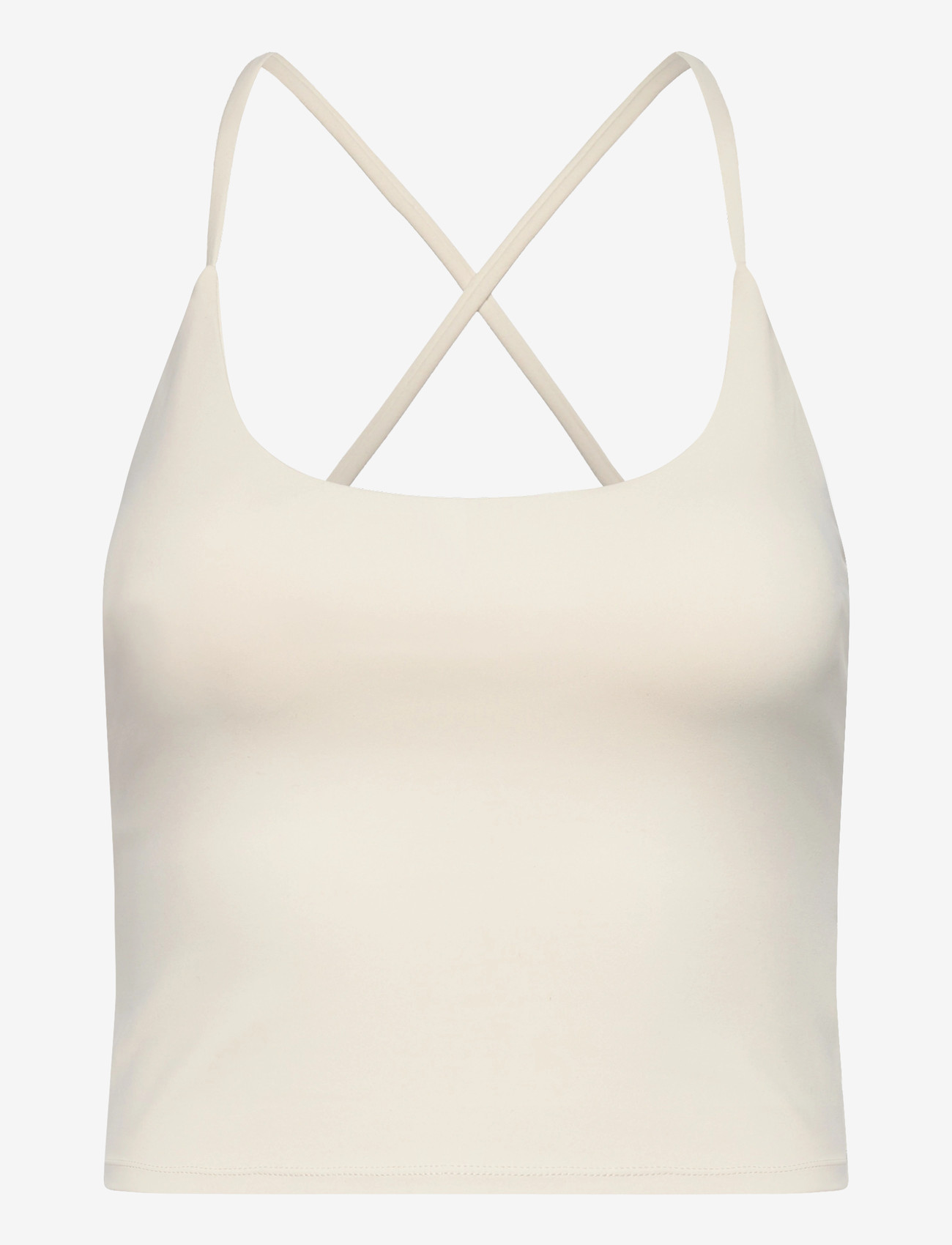 Drop of Mindfulness - BUTTER SOFT SINGLET - crop tops - cream white - 1