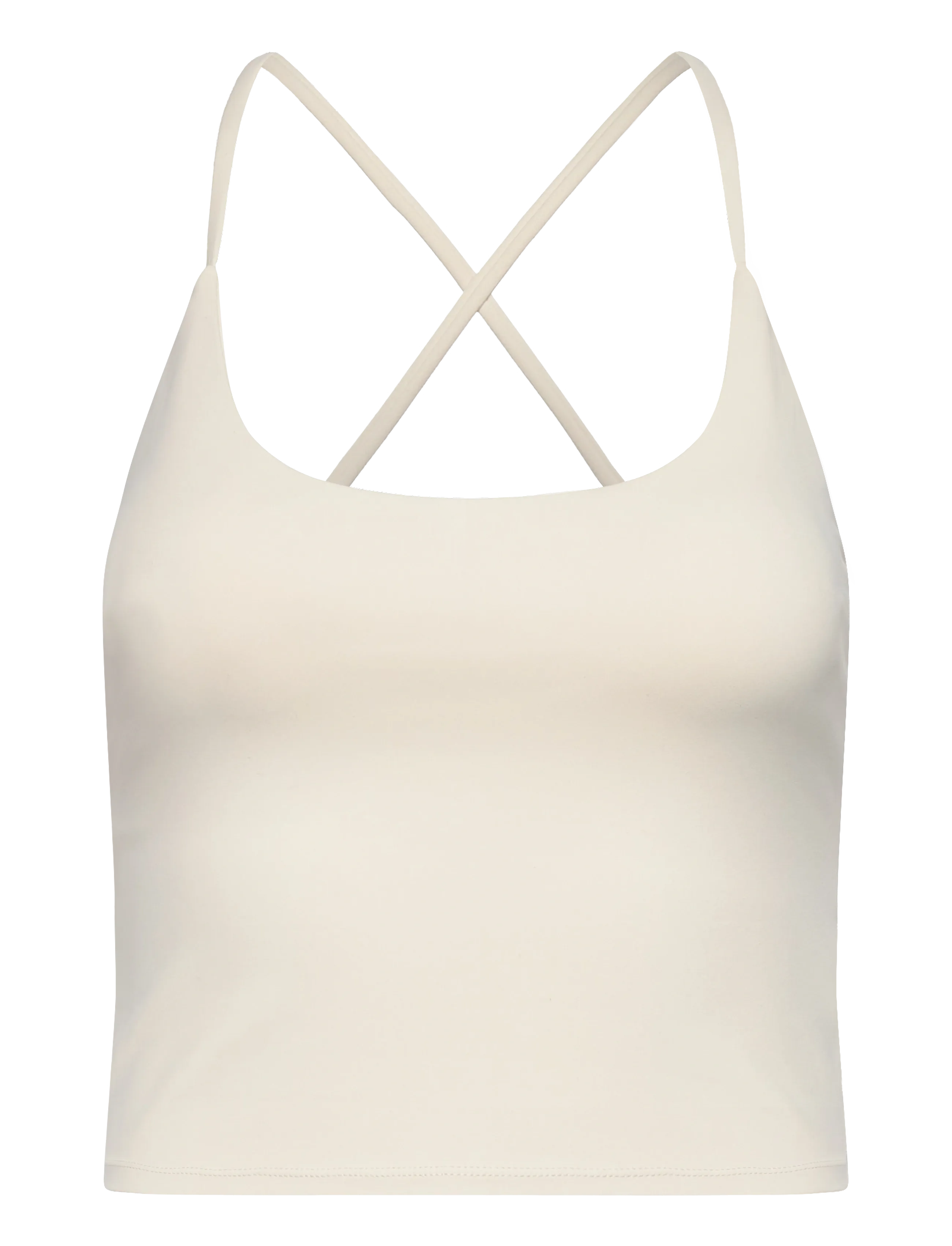 Drop of Mindfulness BUTTER SOFT SINGLET - New Arrivals - CREAM WHITE / cream