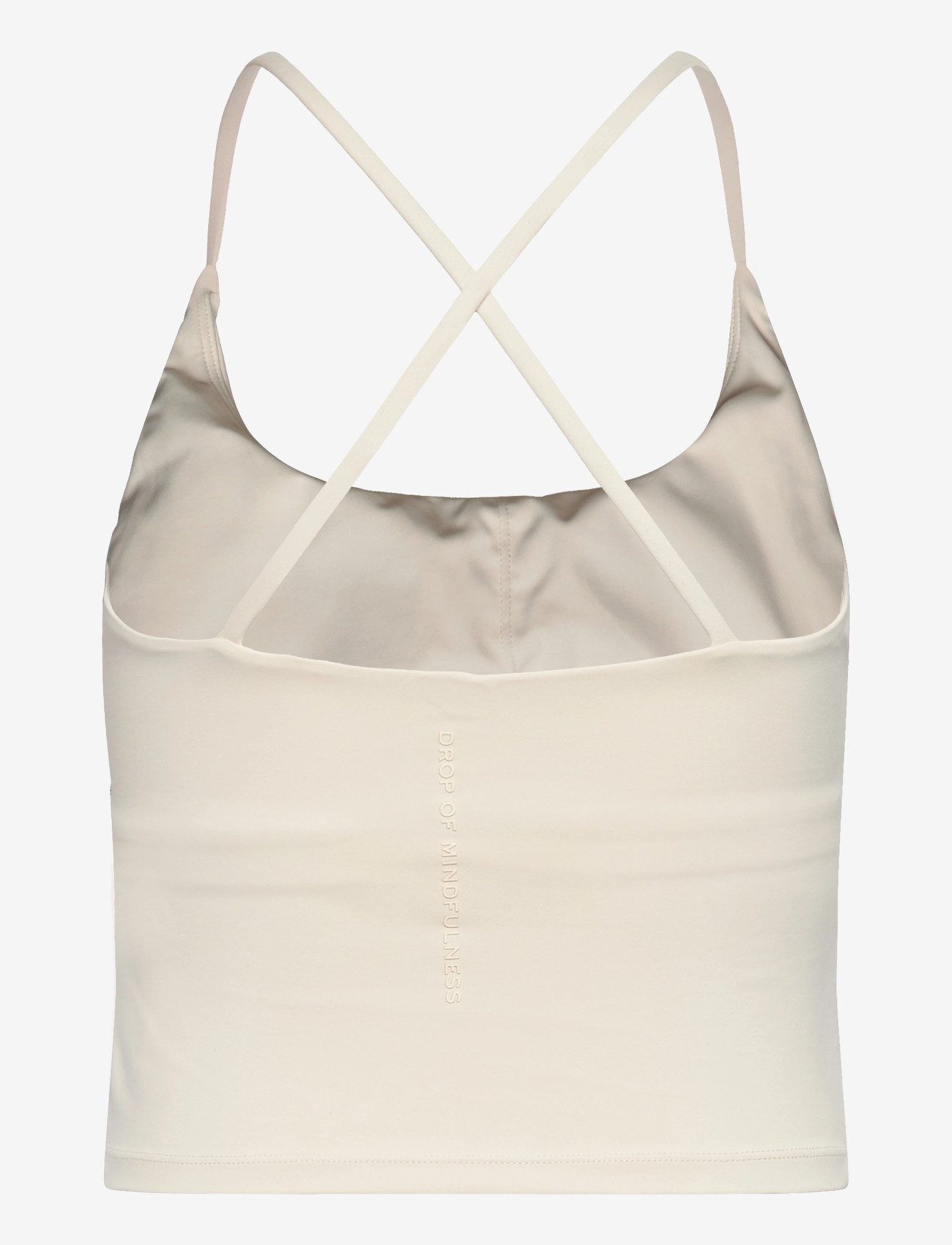 Drop of Mindfulness - BUTTER SOFT SINGLET - crop tops - cream white - 2