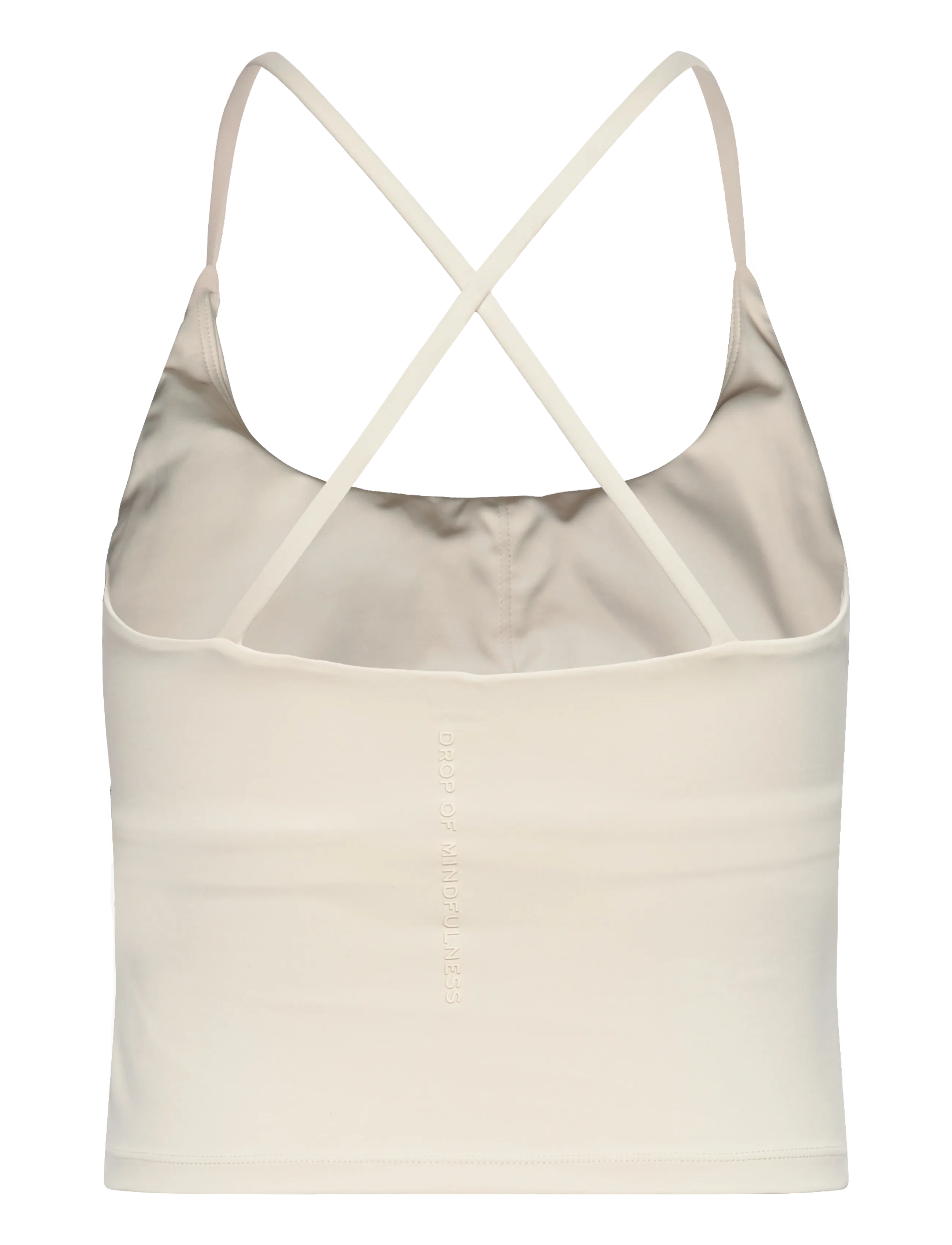 Drop of Mindfulness - BUTTER SOFT SINGLET - crop tops - cream white - 2