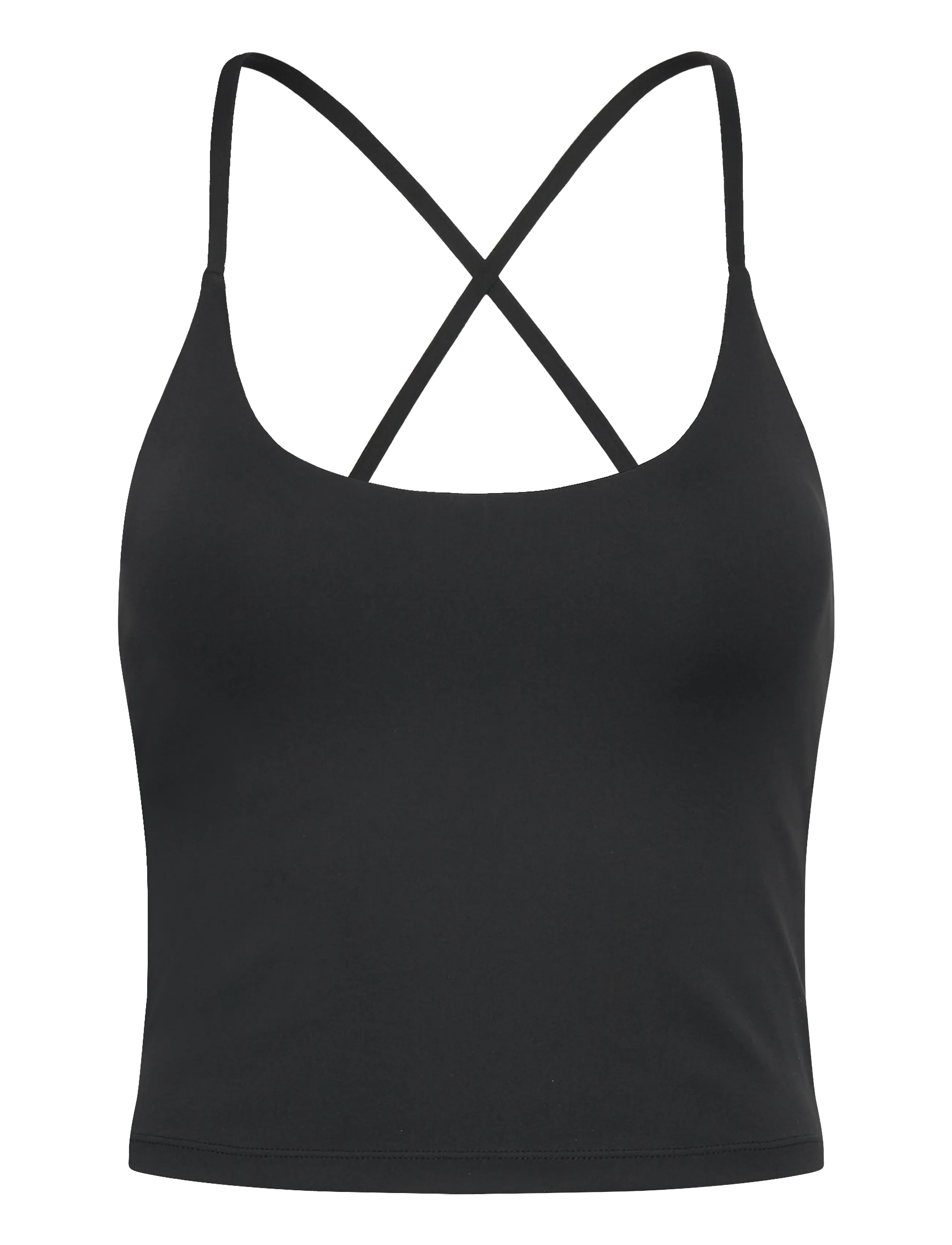 Drop of Mindfulness BUTTER SOFT SINGLET - Crop tops - BLACK / black