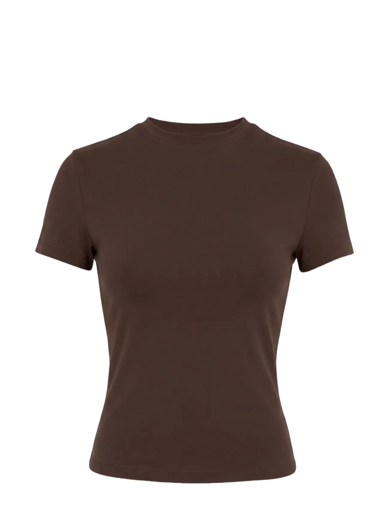 Drop of Mindfulness BUTTER SOFT TEE - Oberteile & T-Shirts - DARK BROWN / brown
