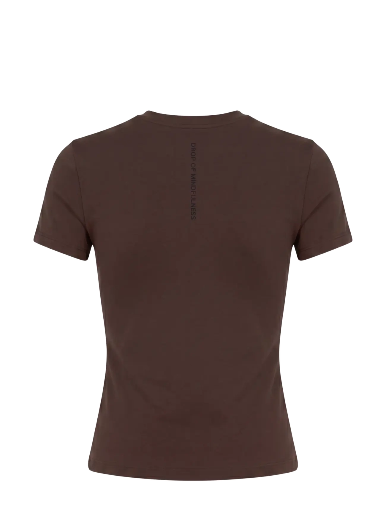 Drop of Mindfulness - BUTTER SOFT TEE - t-shirts - dark brown - 2