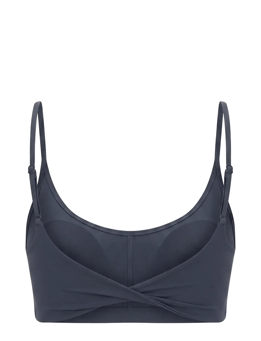 Drop of Mindfulness - ULTIMATE TWISTED BACK BRA - medium support - charcoal - 2