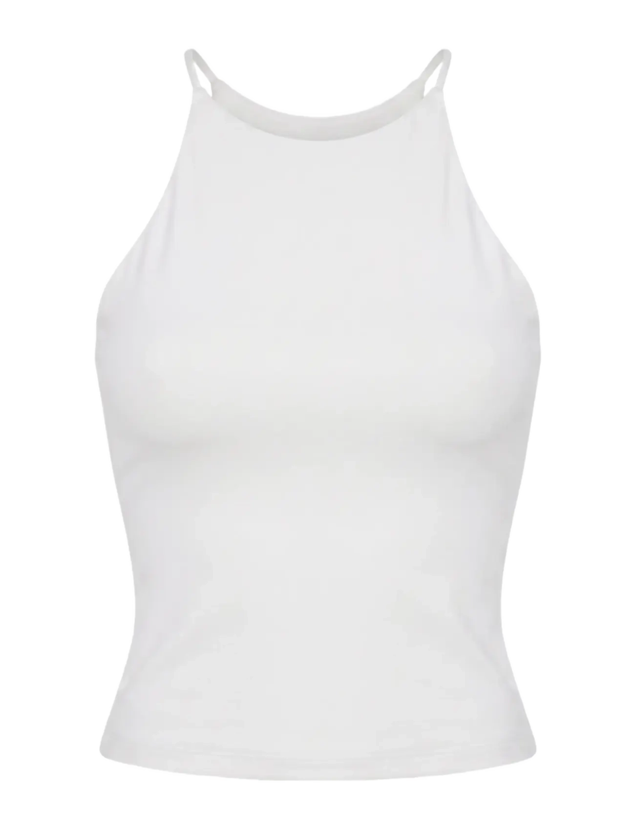 Drop of Mindfulness BUTTER SOFT HIGH NECK TANK TOP - Oberteile & T-Shirts - OPTIC WHITE / white