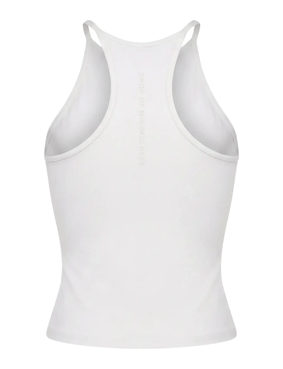 Drop of Mindfulness - BUTTER SOFT HIGH NECK TANK TOP - optic white - 2