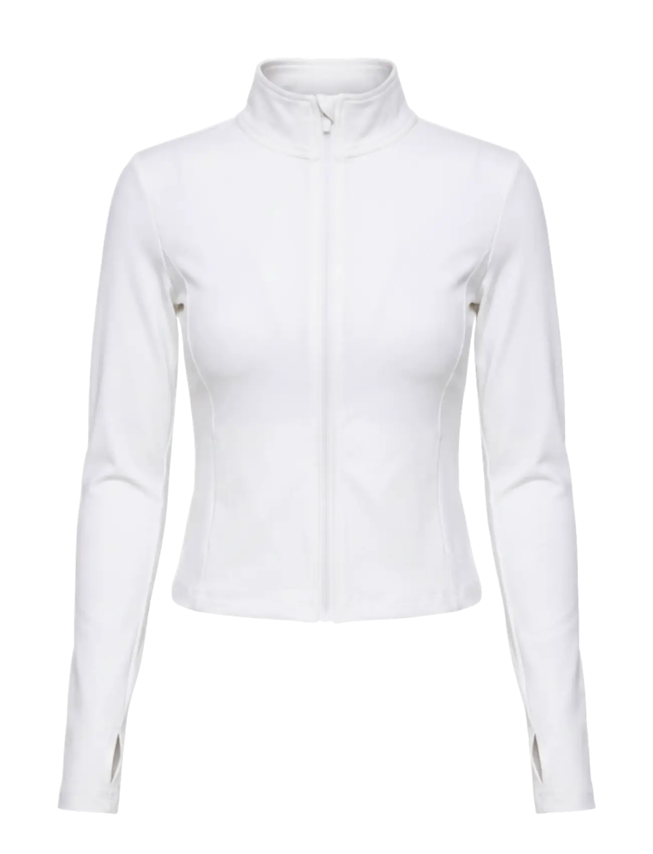 Drop of Mindfulness BUTTER SOFT NEU ZIP CARDIGAN - Langarmshirts - OPTIC WHITE / white