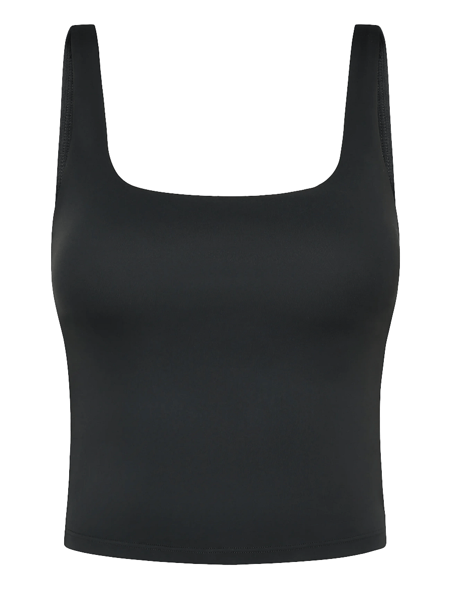 Drop of Mindfulness - BUTTER SOFT SCOOP TANK TOP - tank tops - black - 1