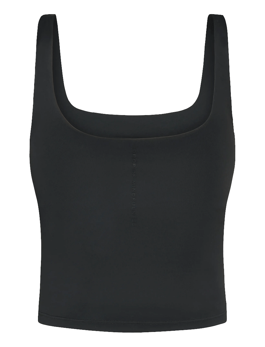 Drop of Mindfulness - BUTTER SOFT SCOOP TANK TOP - tank tops - black - 2