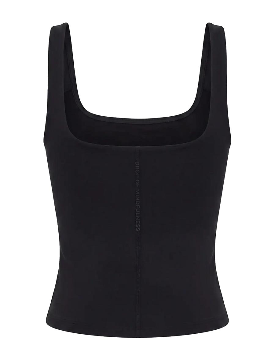 Drop of Mindfulness - BUTTER SOFT SCOOP TANK TOP - black - 2