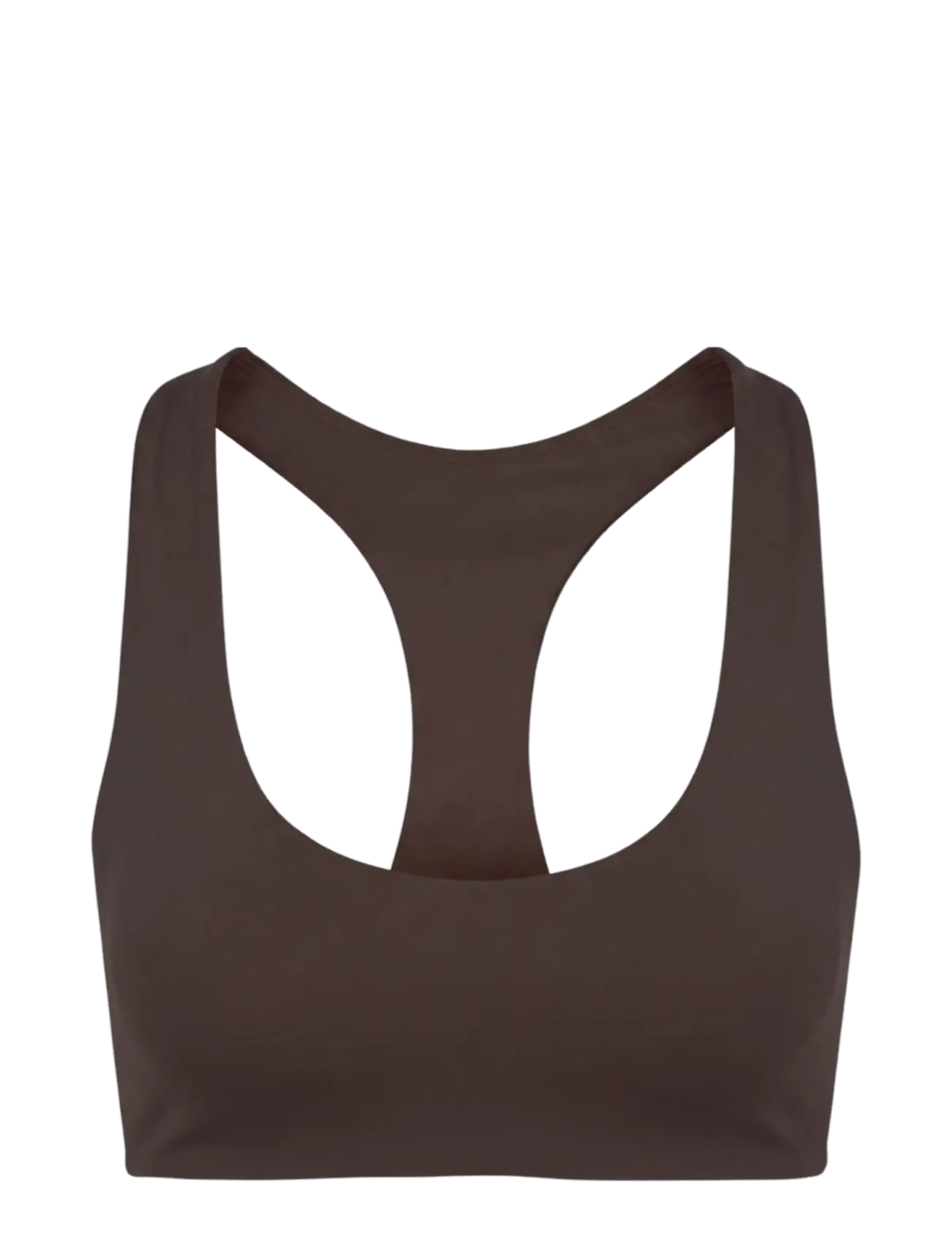 Drop of Mindfulness BUTTER SOFT RACER BACK BRA - Kleidung - DARK BROWN / brown
