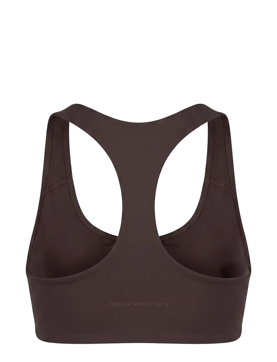 Drop of Mindfulness - BUTTER SOFT RACER BACK BRA - dark brown - 2