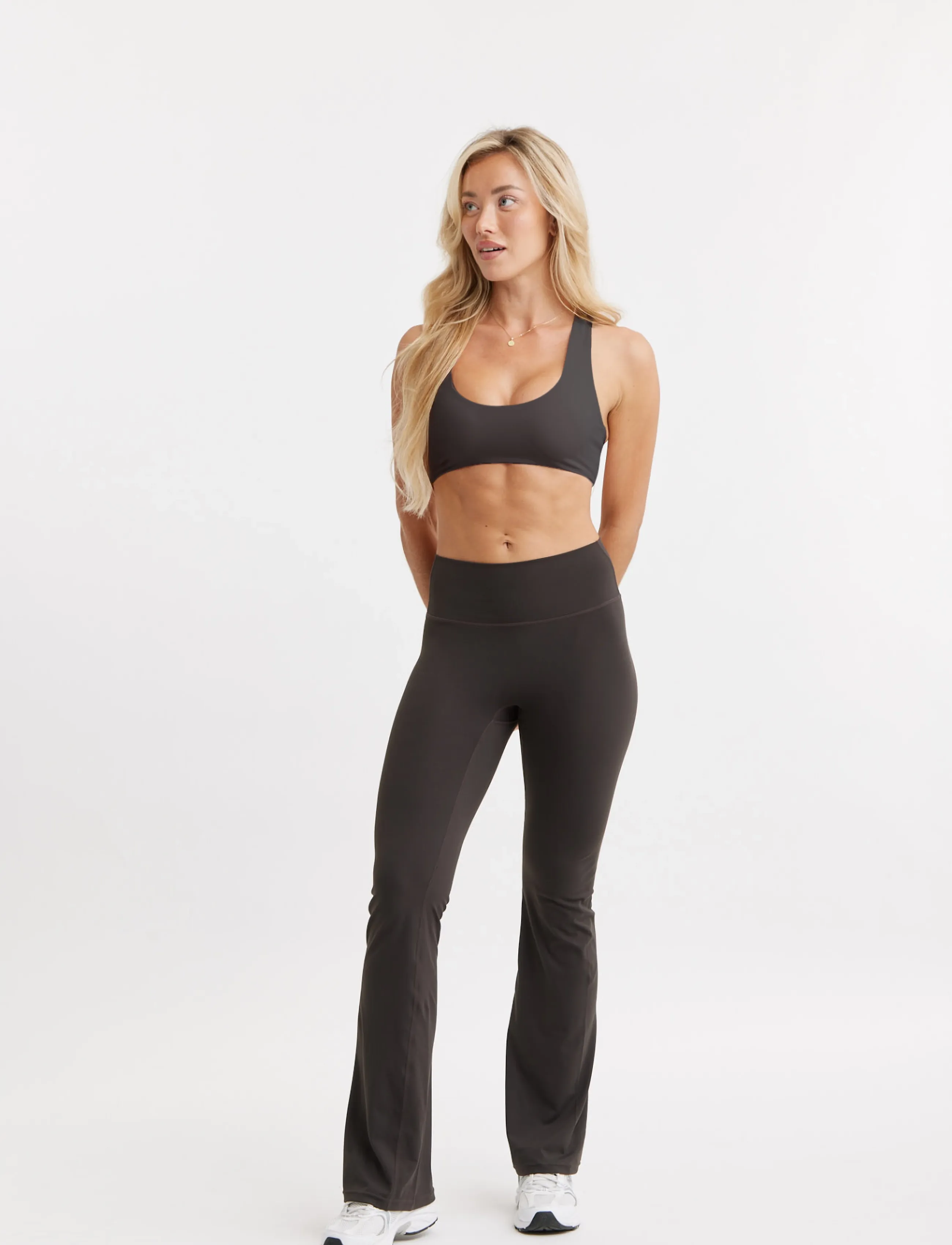 Drop of Mindfulness - BUTTER SOFT RACER BACK BRA - dark brown - 4