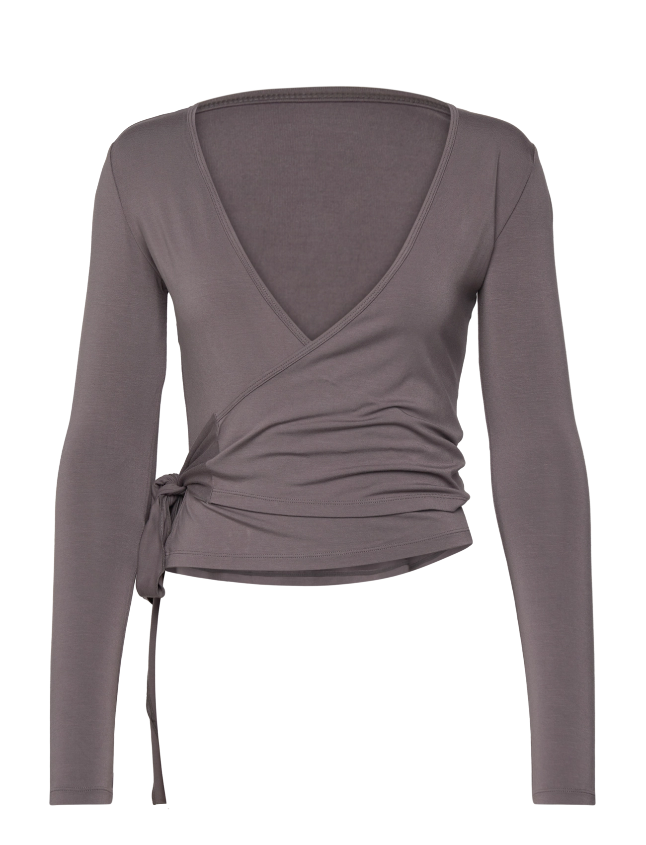 Drop of Mindfulness BALETT WRAP TOP - Training - GRAYISCH / grey