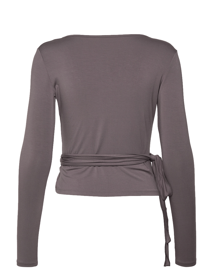 Drop of Mindfulness - BALETT WRAP TOP - grayisch - 2