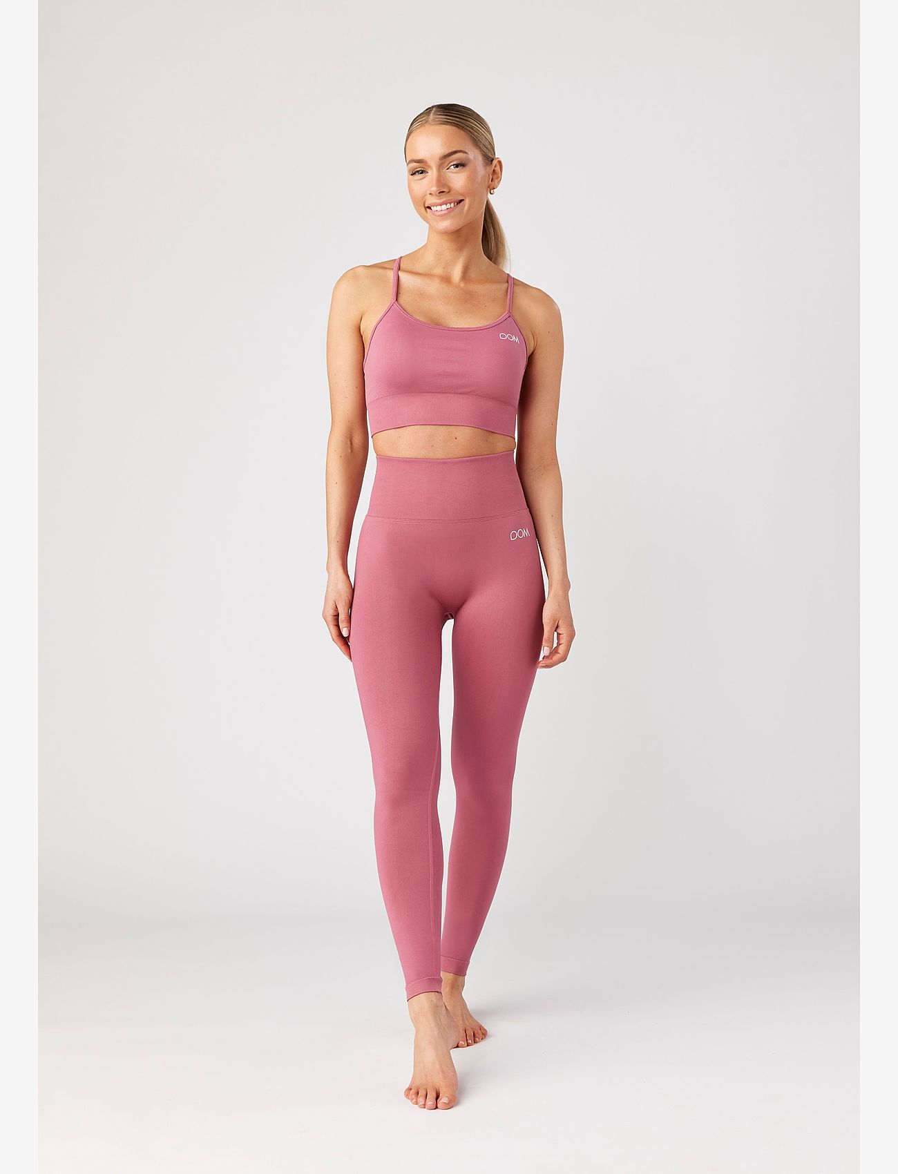 Drop of Mindfulness - SESH TIGHTS - pink hibischus - 0